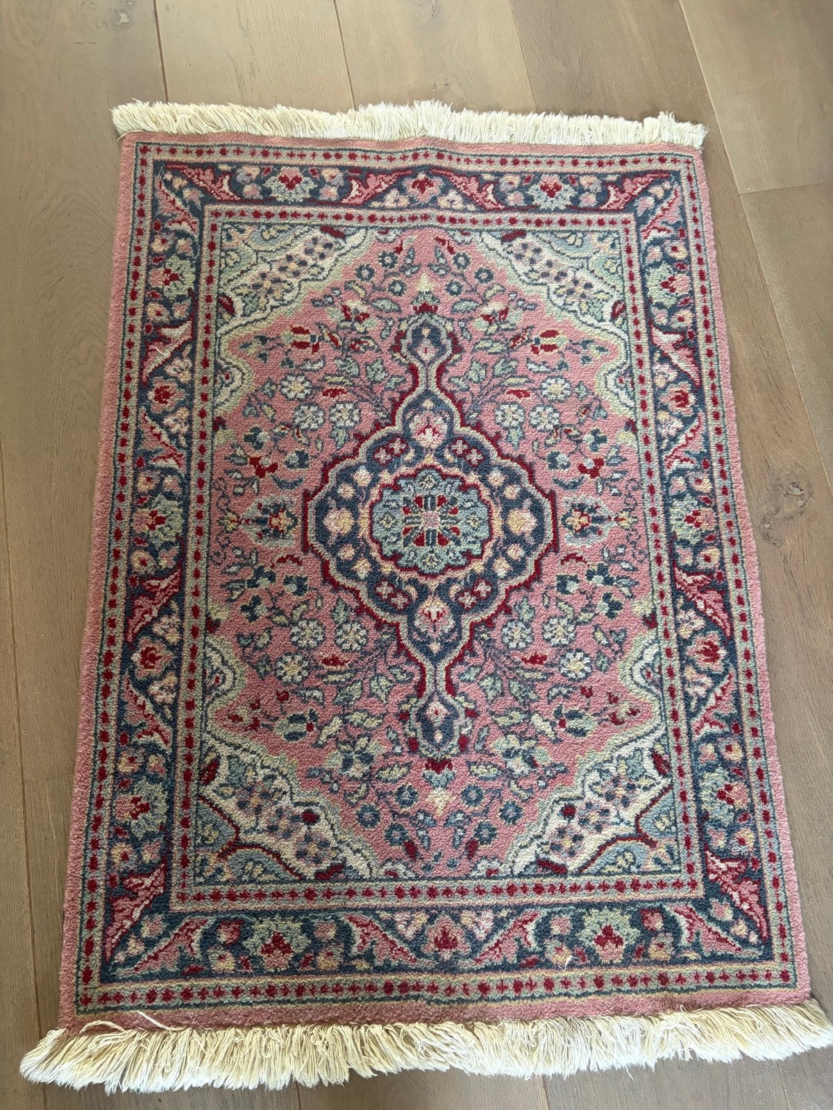 Oosters kleedje 100x65 cm - Hoffz stijl, Gebruikt, 100 tot 150 cm, Rechthoekig, Rood