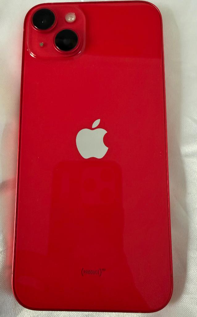 iPhone 14 groot rood, Telecommunicatie, Mobiele telefoons | Apple iPhone, Ophalen, 128 GB, Zo goed als nieuw, 85 %