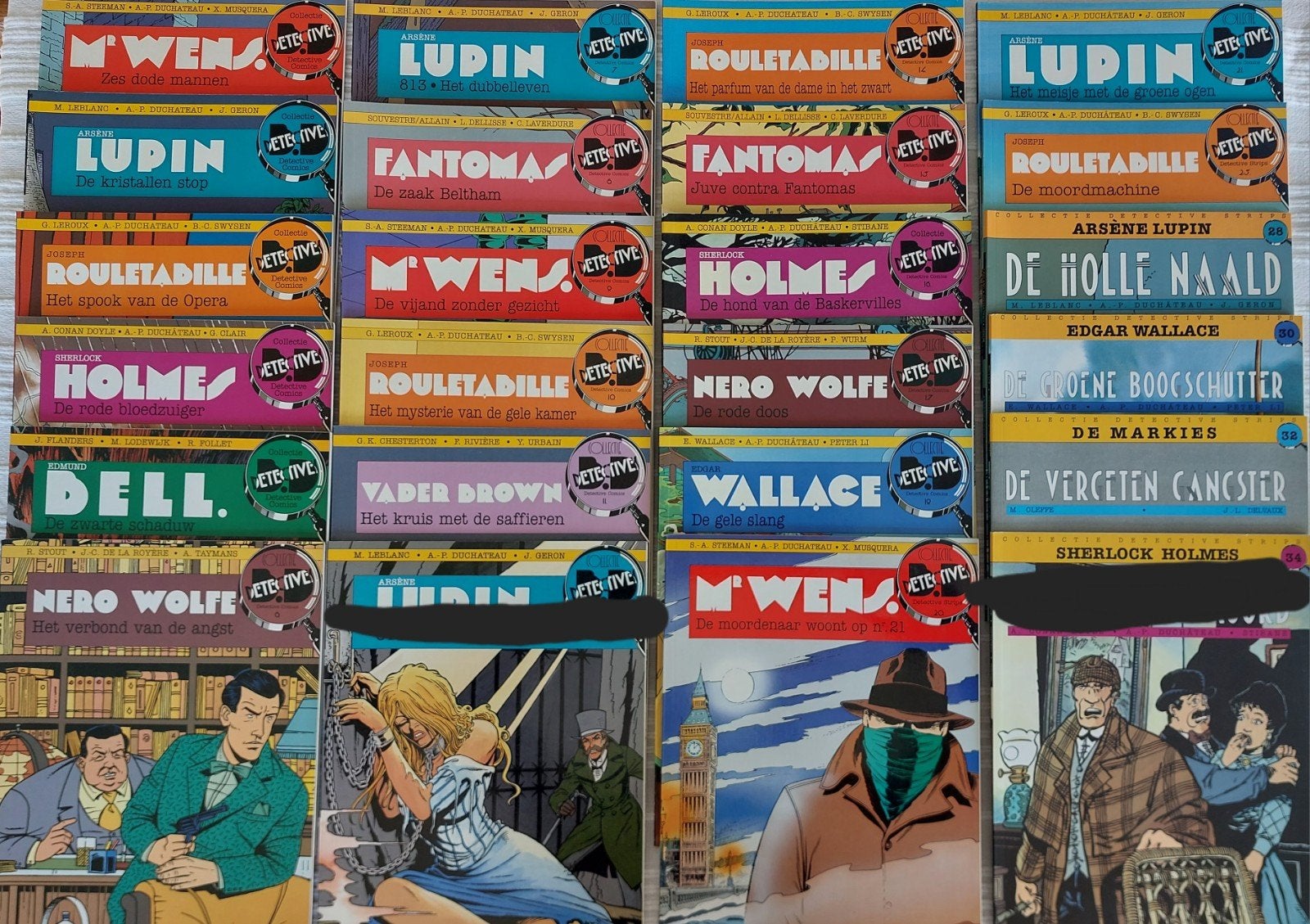 Strips Collectie Detectives, Boeken, Meerdere stripboeken, Ophalen of Verzenden, Zo goed als nieuw