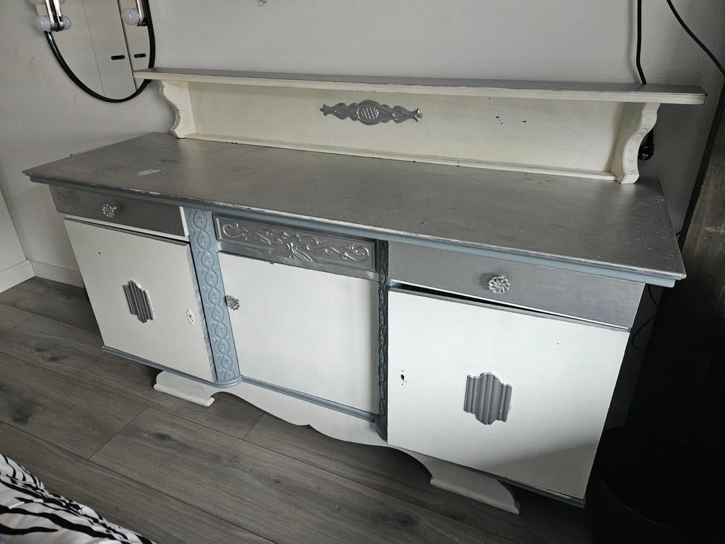 Dressoir antiek/vintage, Ophalen, Gebruikt, Met deur(en), 150 tot 200 cm