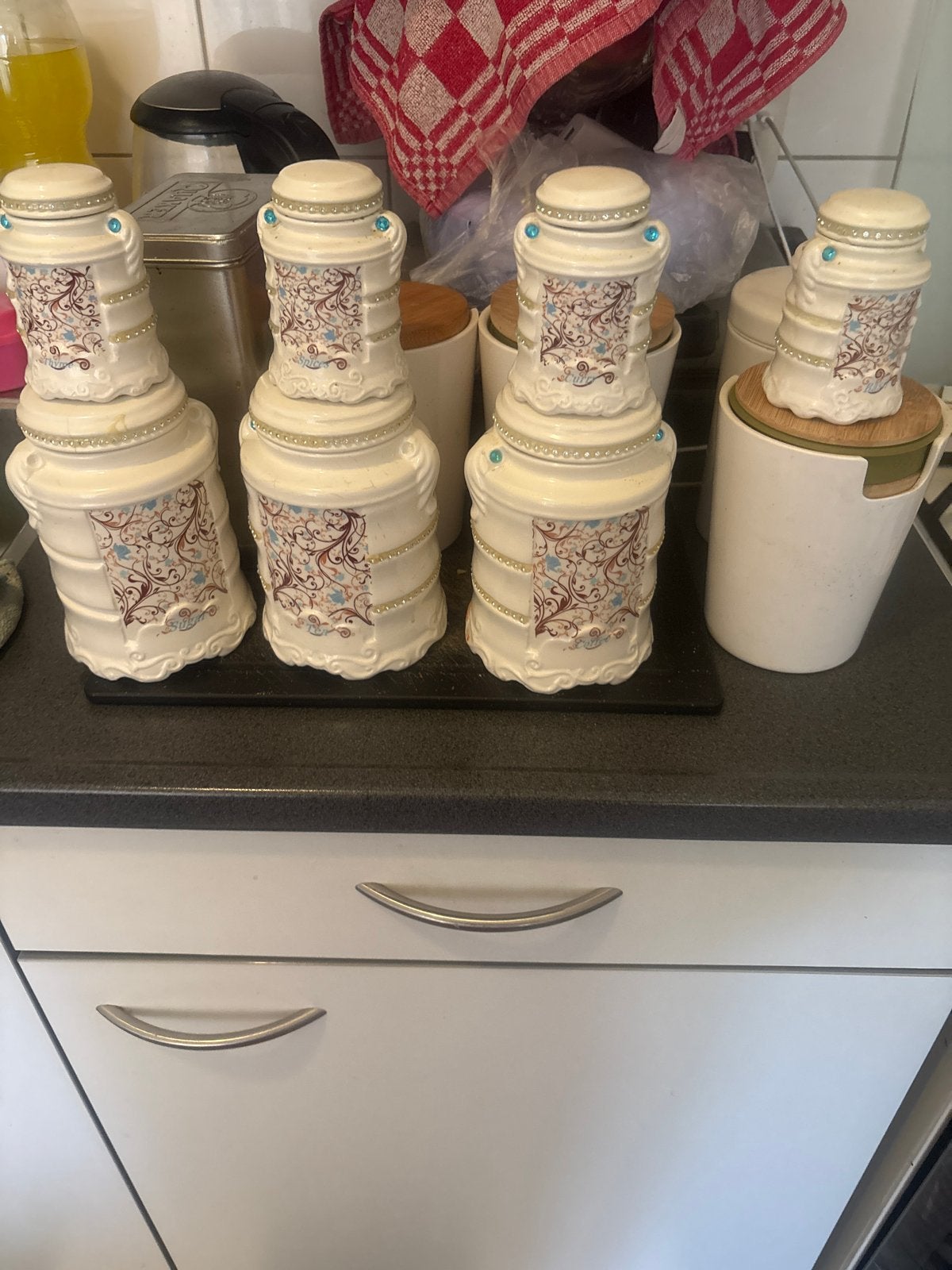 Gratis voorraadpotten set, Ophalen, Gebruikt, Voorraadpot, Steen/keramiek