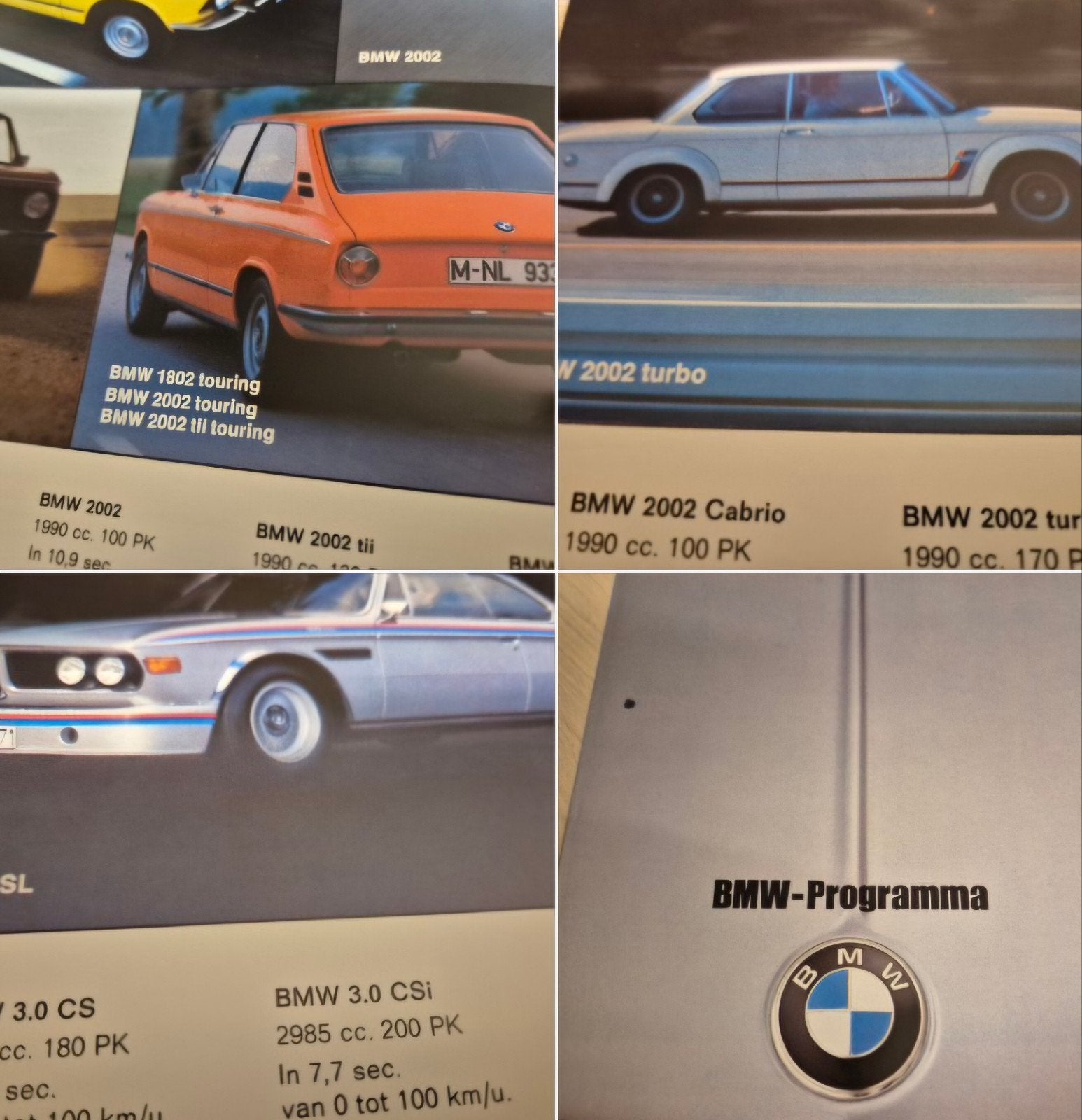 1974 Nederlands BMW 3,0 CSL 2002 Turbo 2002 cabrio Touring, Ophalen of Verzenden, Zo goed als nieuw, BMW