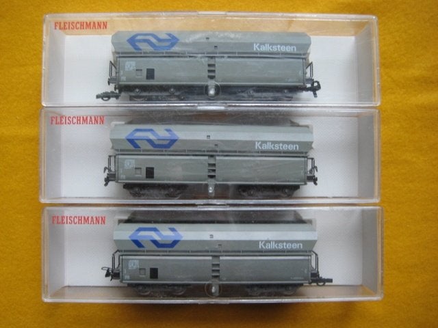 Kalksteen zelflosser NS wagon Fleischmann H0 HO, Hobby en Vrije tijd, Gelijkstroom, Fleischmann, Wagon, Ophalen of Verzenden