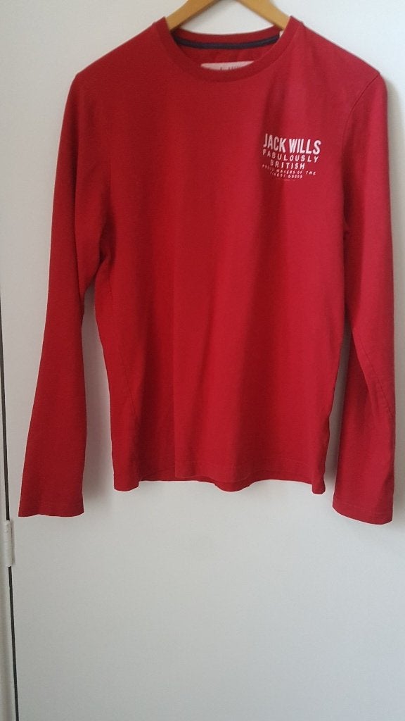 Jack Wills tshirt Maat M Rood, Ophalen, Nieuw, Maat 48/50 (M), Rood