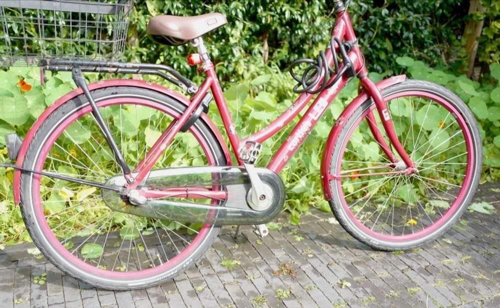 Children bike with basket, Ophalen, Gebruikt, Terugtraprem, Minder dan 16 inch