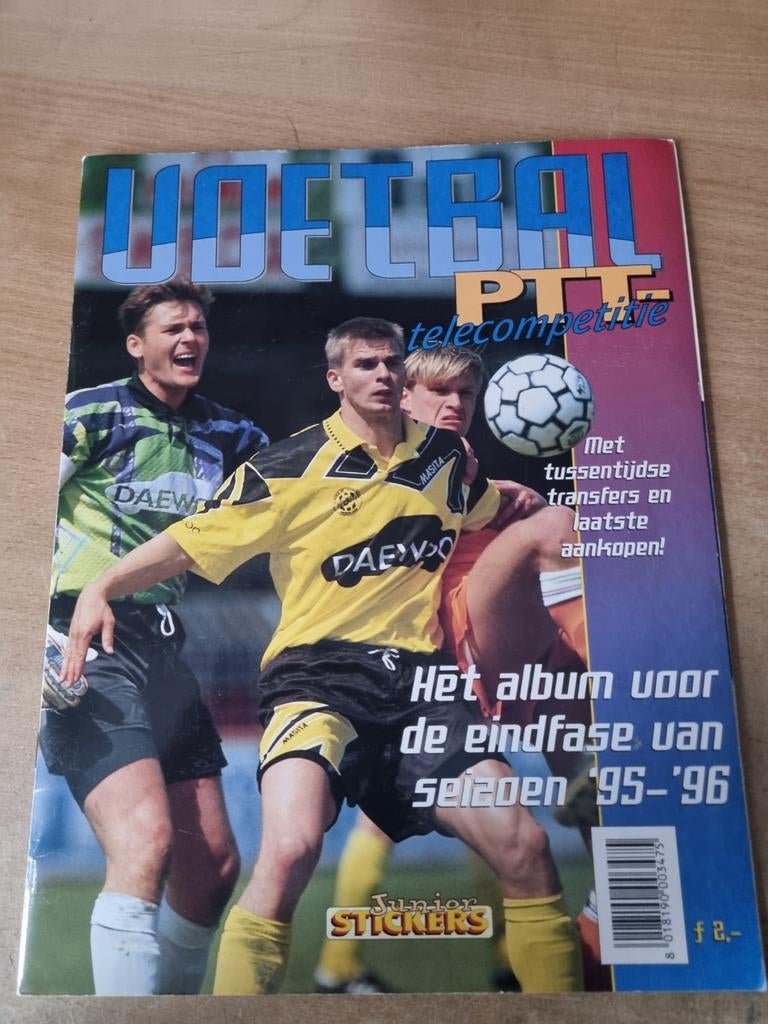 Panini Voetbal 1995/1996 album PTT Telecompetitie, Ophalen of Verzenden, Meerdere stickers