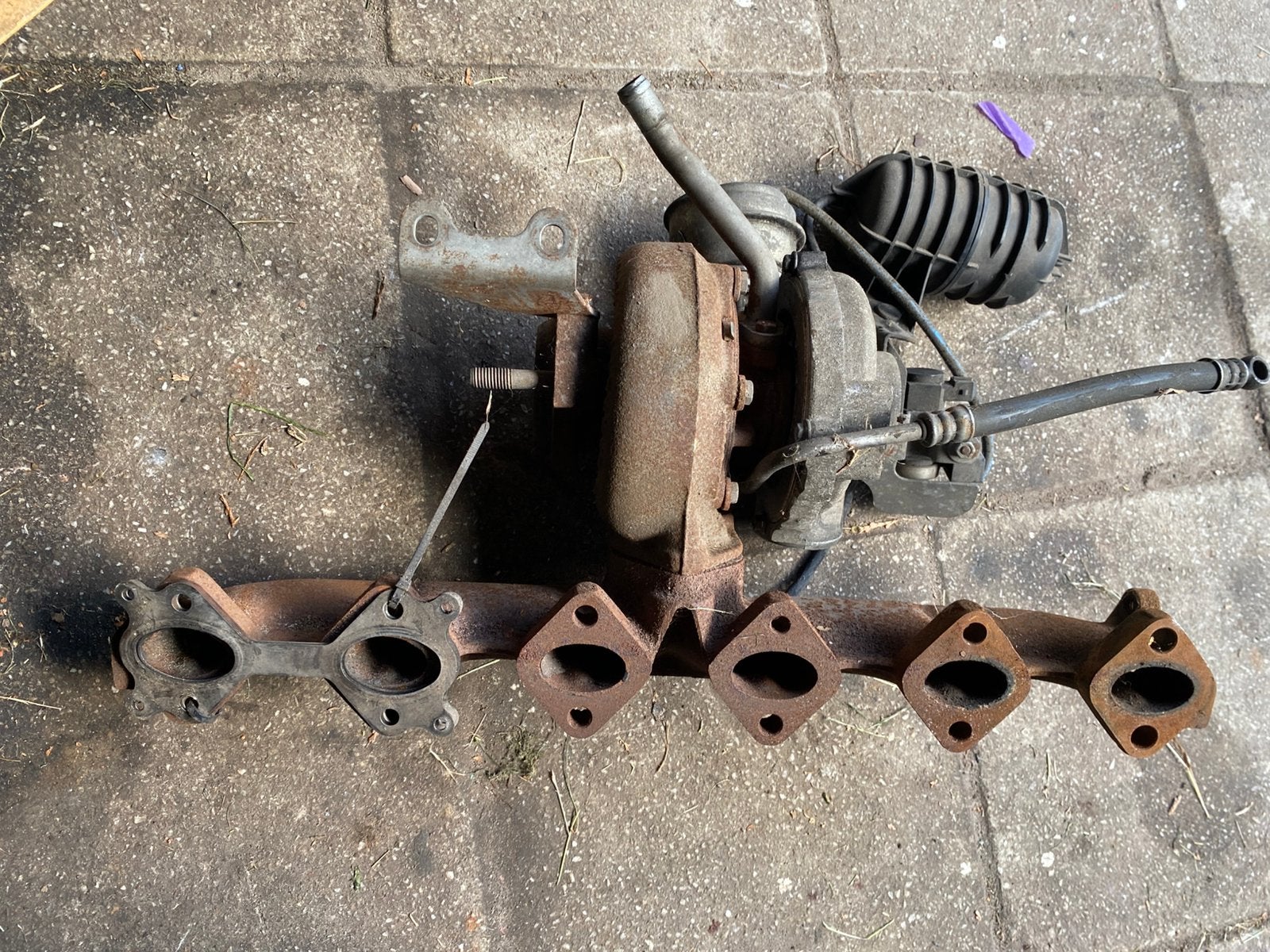 Turbo voor BMW 6  cilinder diesel merk garrett, Ophalen, BMW