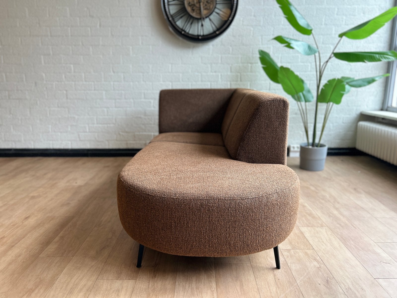 NIEUW! Doorgestoffeerde bank Shell 180 | Geïmpregneerd, Huis en Inrichting, 75 tot 100 cm, Ophalen of Verzenden, Rechte bank, Stof