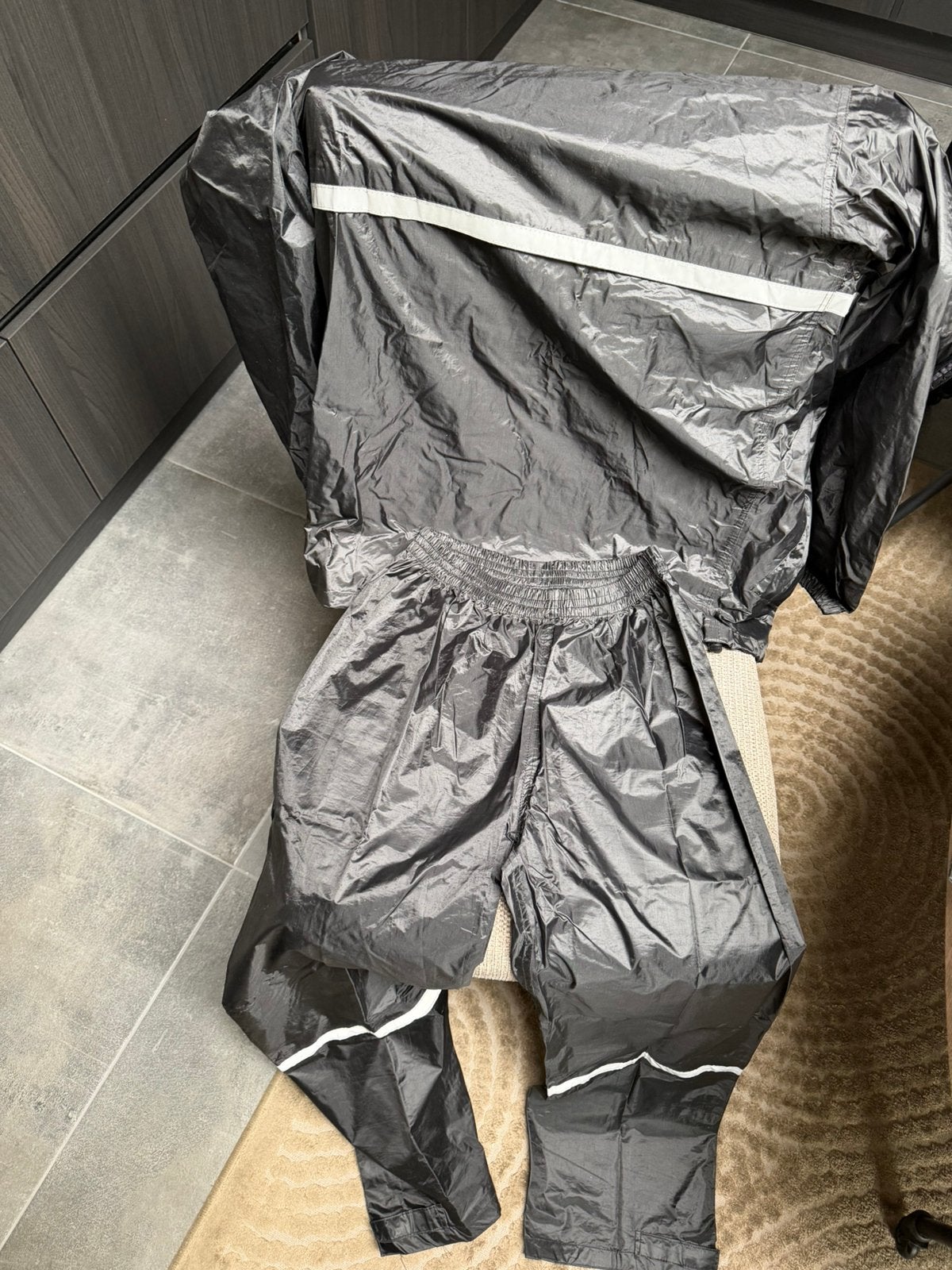 Regenpak maat S + schoenhoes 36-40, Ophalen of Verzenden, Gebruikt, Regenpak