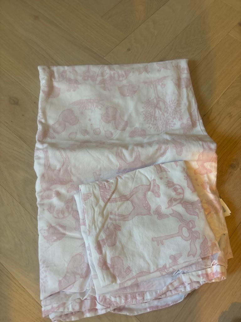 1 persoons bedden goed H&M, Gebruikt, Meisje, Dekbedovertrek, Ophalen of Verzenden