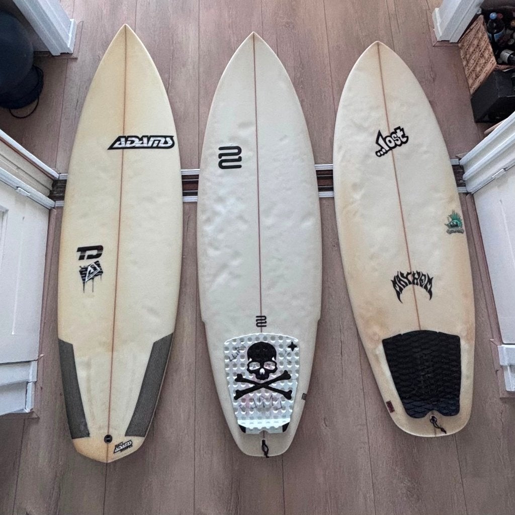 Shortboards en Fins opruiming, Watersport en Boten, Ophalen, Gebruikt, Shortboard
