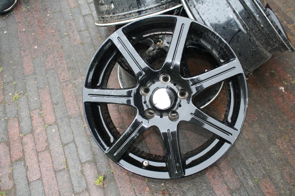 Set 5-gaats lm 7-spaaks 17 inch. JEEP velgen., Auto-onderdelen, Banden en Velgen, Ophalen, 17 inch, Zomerbanden, Velg(en)