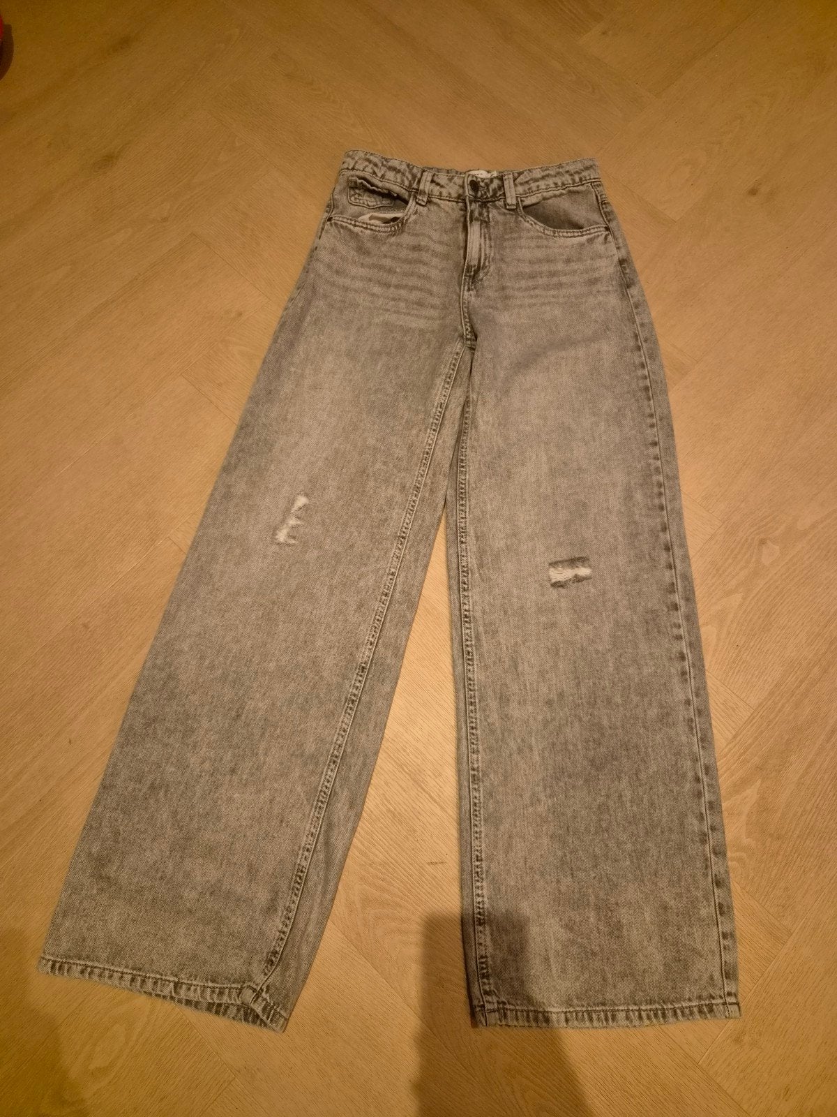 Spijkerbroek meisjes - grijs - Name It - maat 164, Ophalen of Verzenden, Meisje, Broek