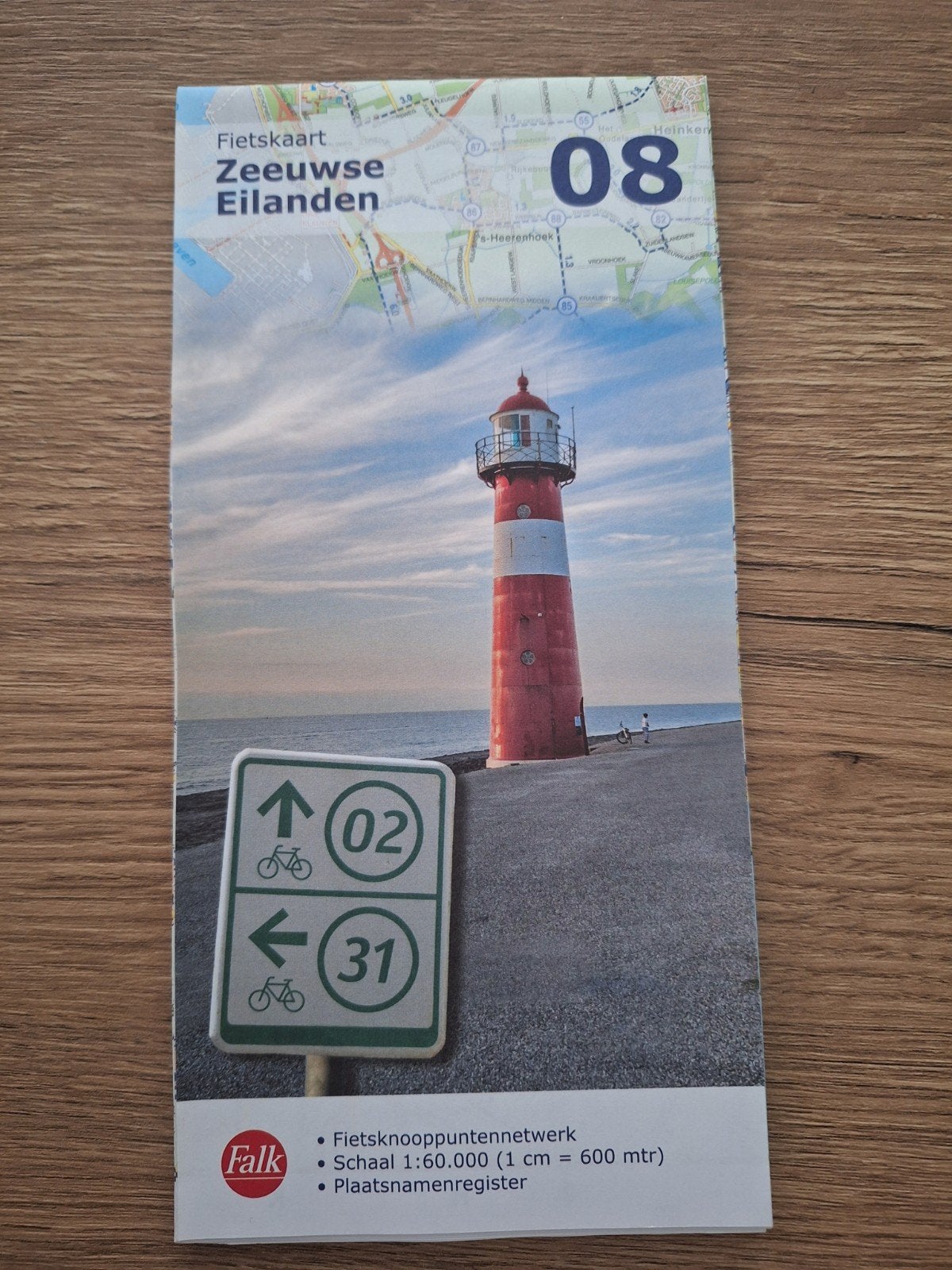Falk Fietskaart Zeeuwse Eilanden - Fietsknooppuntennetwerk, 2000 tot heden, Nederland, Falk, Ophalen of Verzenden