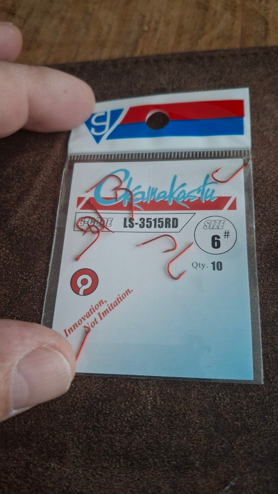 Ckamakastu LS-3515RD Vishaakjes Maat 6 en 8, Ophalen of Verzenden, Nieuw, Haak
