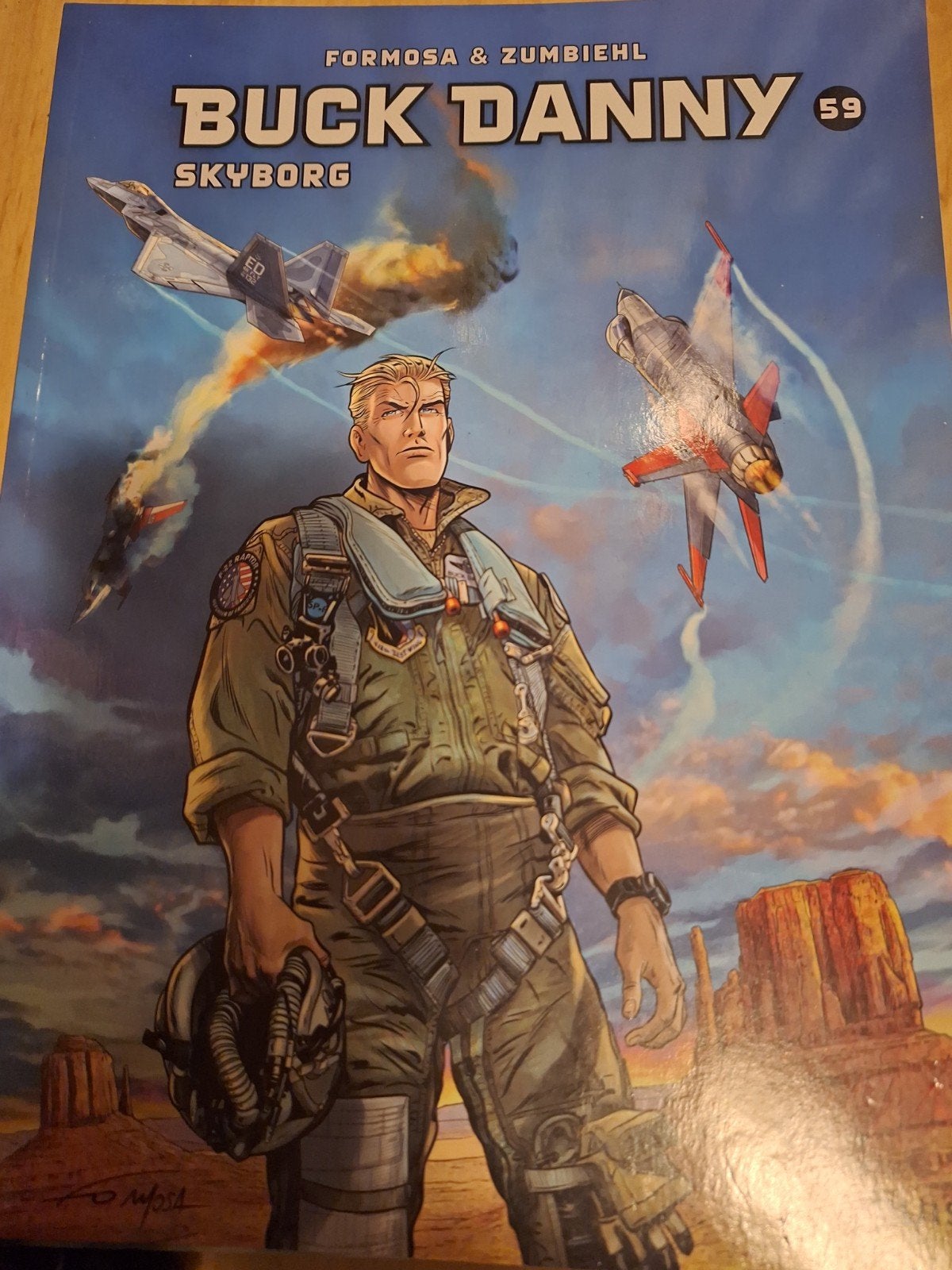 Buck Danny - Skyborg, Boeken, Verzenden, Eén stripboek, Zo goed als nieuw, Frederic Zumbiehl
