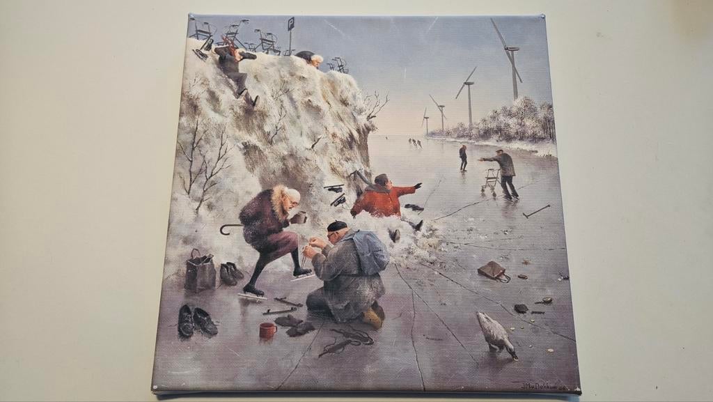 IJspret - Marius van Dokkum - Glicee op doek, Ophalen