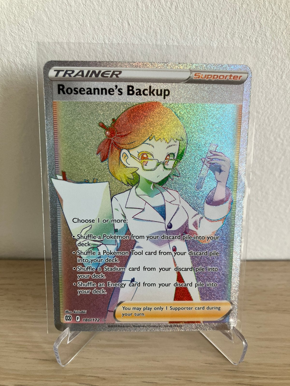 Roseanne’s Backup 180/172 BOOSTERFRIS, Ophalen of Verzenden, Zo goed als nieuw, Losse kaart, Foil