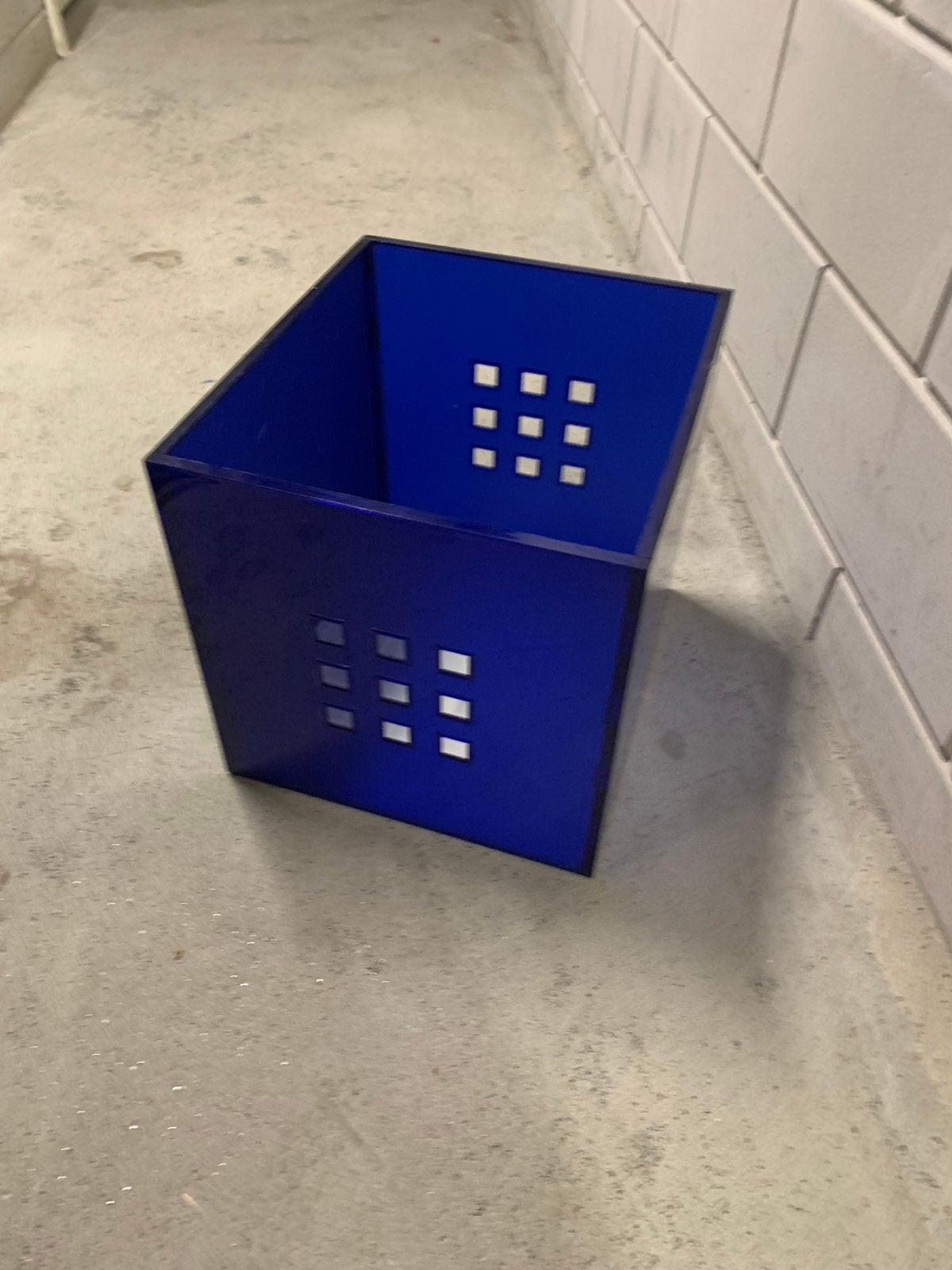 Ikea lekman voor kallax kast- blauw, Ophalen, Minder dan 50 cm, Zo goed als nieuw, Minder dan 40 cm