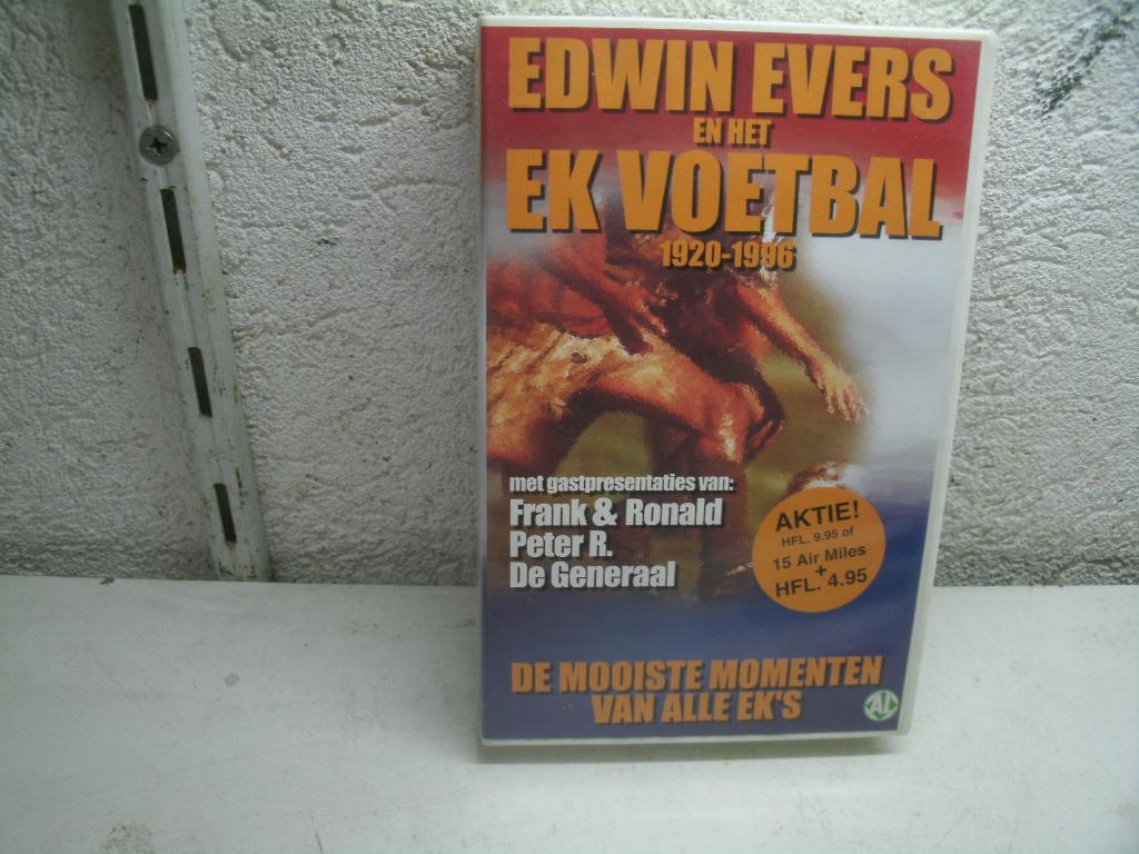 vhs 225b edwin evers en het ek voetbal 1920-1996, Alle leeftijden, Ophalen of Verzenden, Zo goed als nieuw