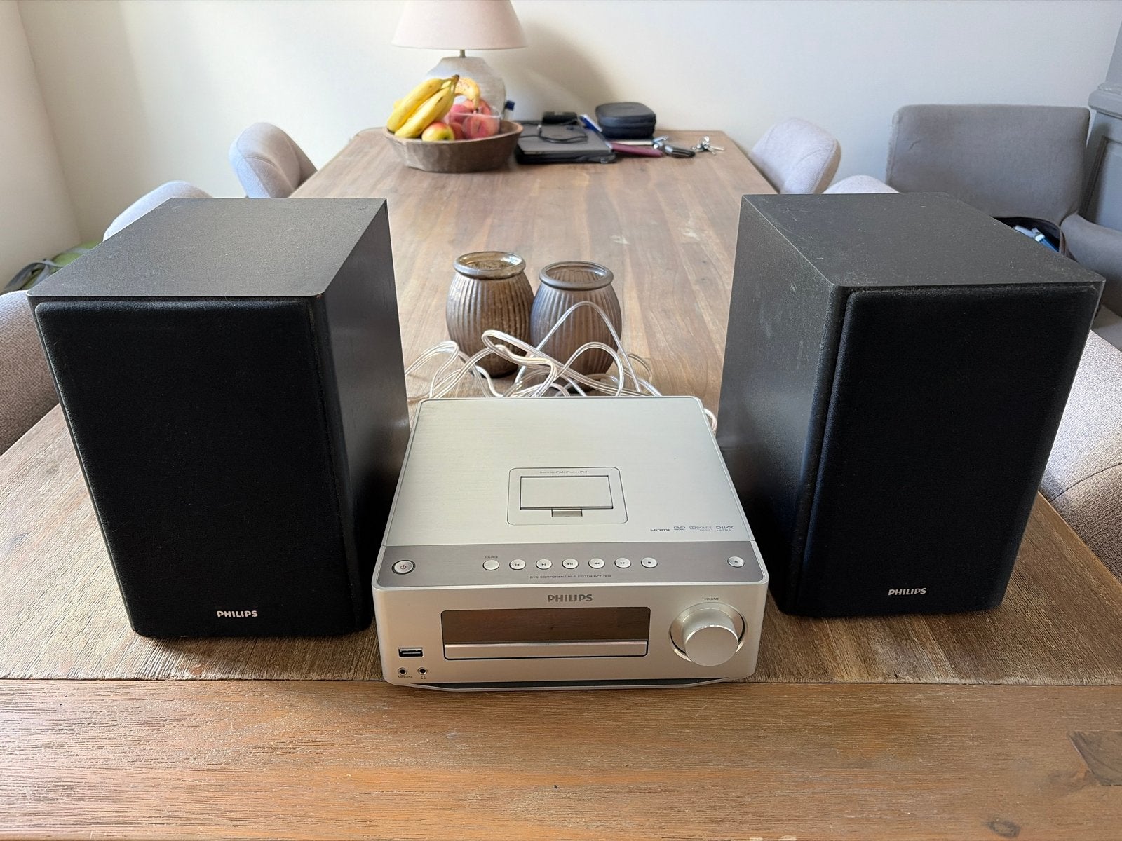 Philips Microset met CD-speler en speakers, Audio, Tv en Foto, Ophalen, Philips, Gebruikt, Microset