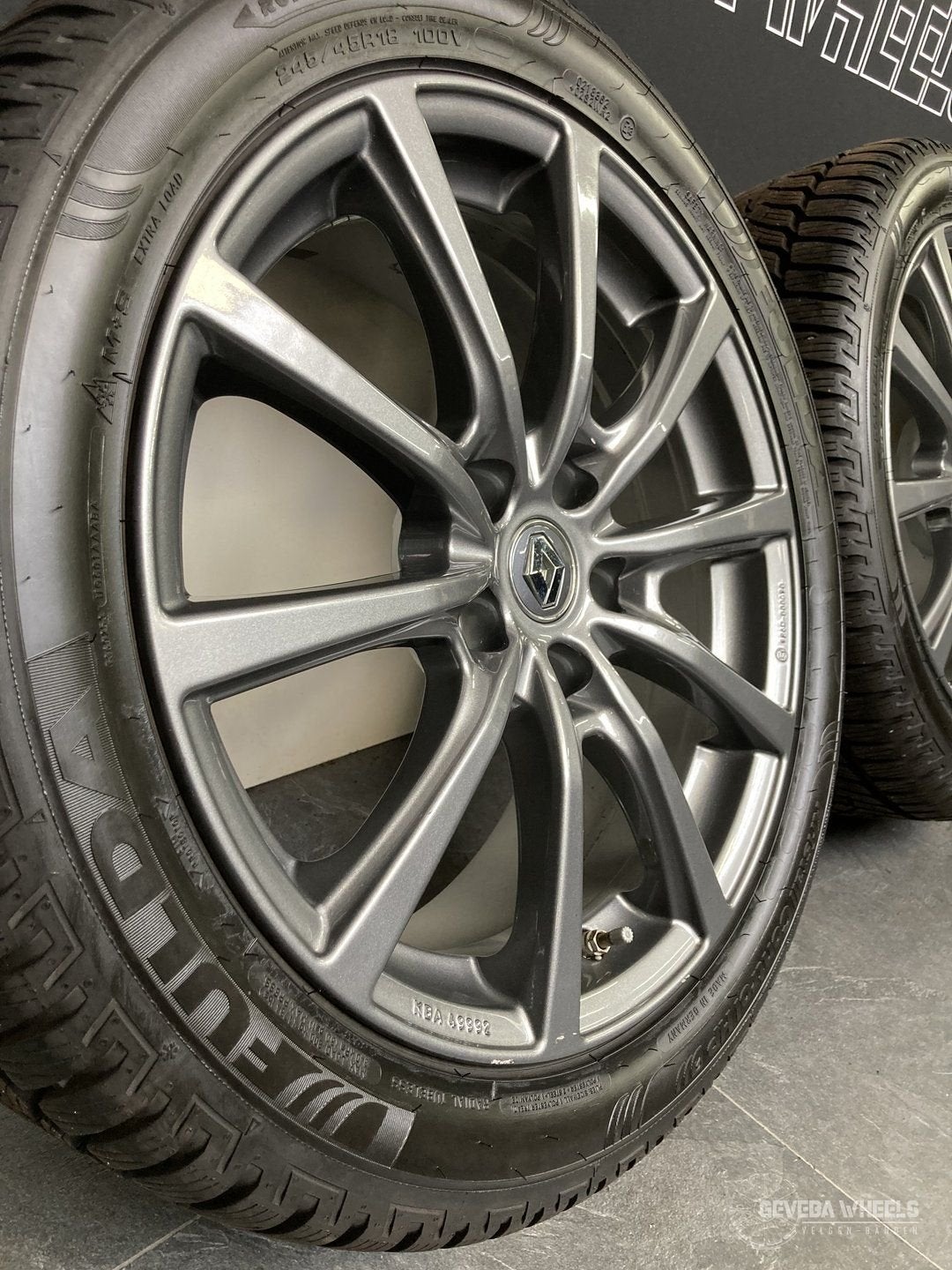 18” Renault Talisman sport velgen + winterbanden 5x114.3, 18 inch, -, -, Banden en Velgen