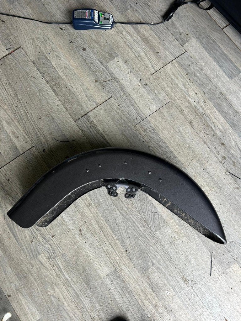 front fender touring Harley Davidson zilver voorspatbord, Ophalen of Verzenden, Gebruikt