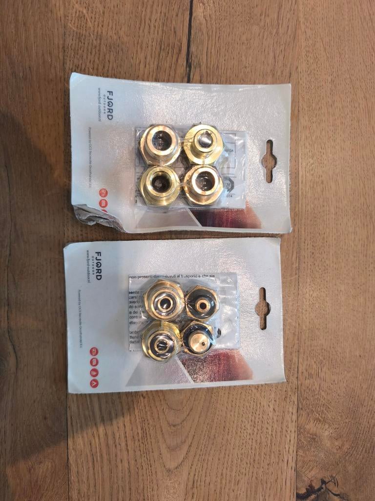 Verloopnippels voor gasflessen, Caravans en Kamperen, Ophalen of Verzenden, Nieuw