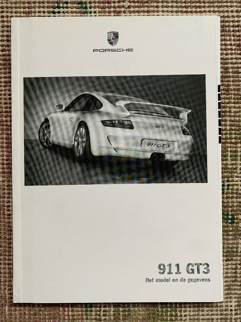 Nederlandse prijslijst Porsche 911 997 GT3 2006 MK1, Porsche, Nieuw, Ophalen of Verzenden, Porsche