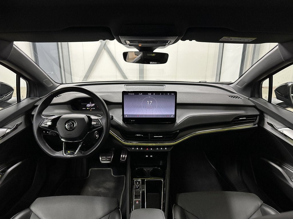 Skoda ENYAQ Coupé iV 80 RS 300pk | Leder-pakket | Sport Plu, Auto's, Skoda, Automaat, 12 maanden, Gebruikt, Zwart