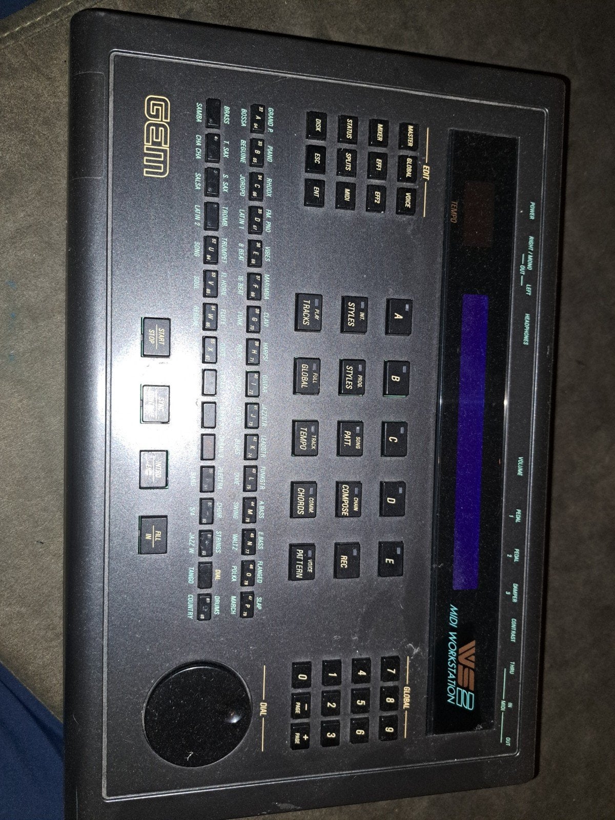 Gem ws2 midi workstation, Ophalen of Verzenden, Zo goed als nieuw, Audio