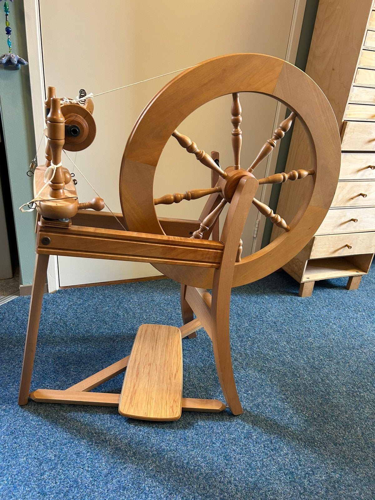 Asford traditional spinnewiel, Ophalen, Zo goed als nieuw, Spinnewiel