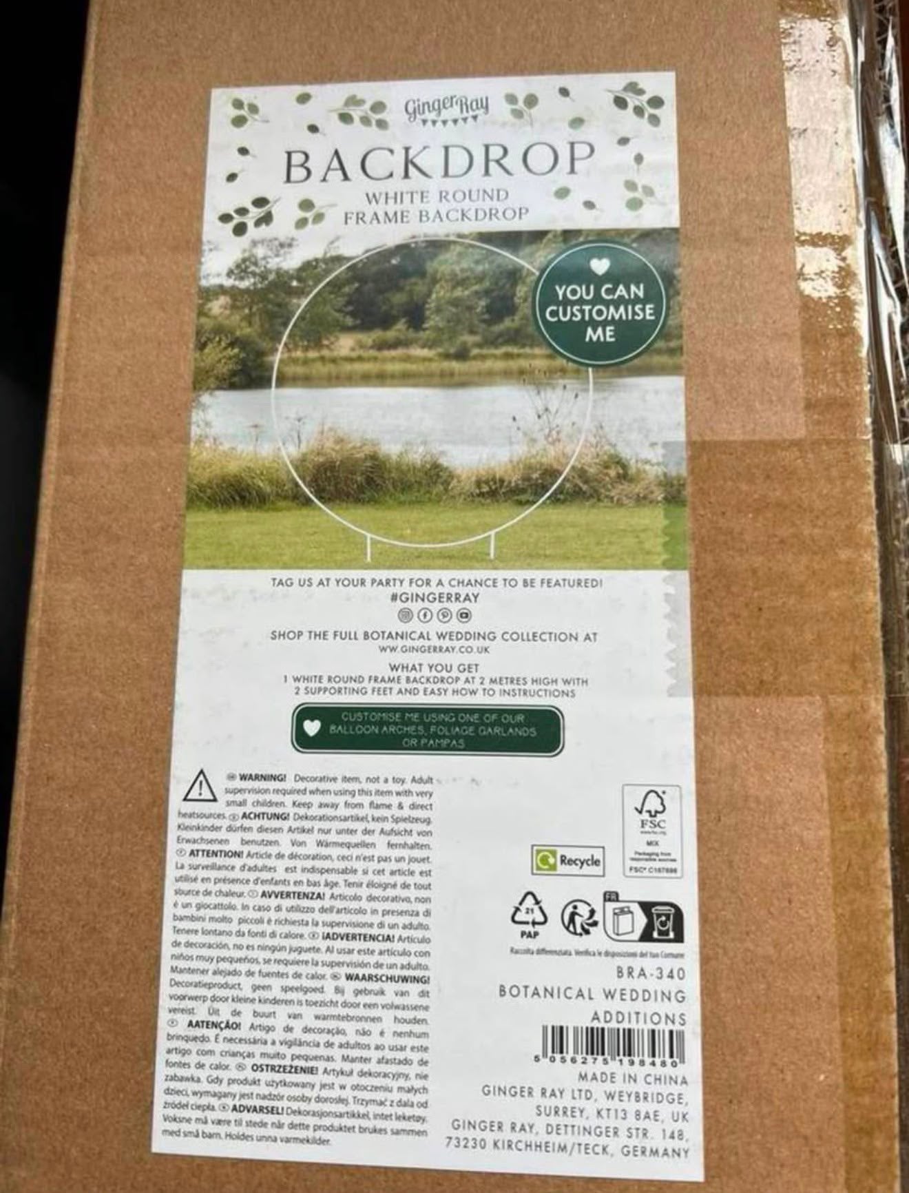 Ballonnenboog, Tuin en Terras, Aarde en Mest, Ophalen of Verzenden, Tuinaarde