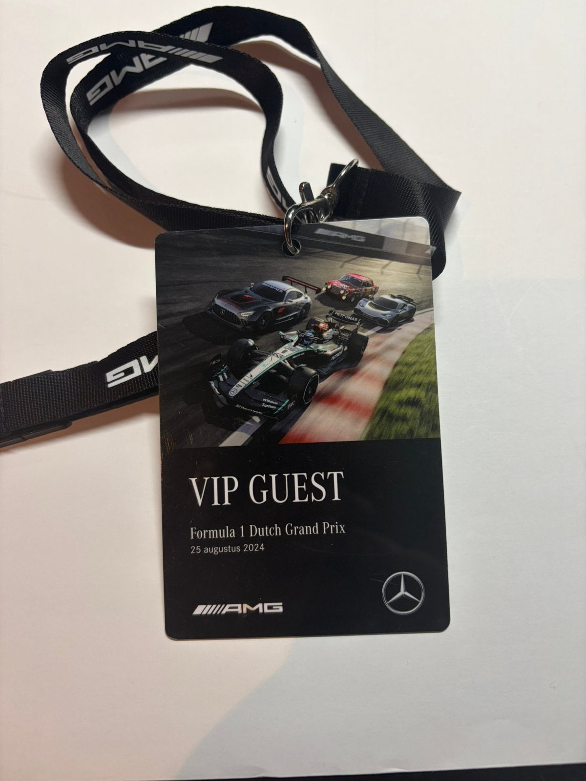 Vip guest Mercedes Gp Zandvoort 2024, Ophalen of Verzenden, Zo goed als nieuw, Formule 1