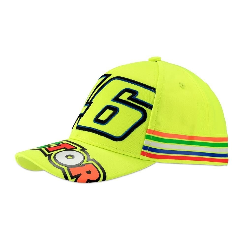 Valentino Rossi Kid 46 yellow cap van 25 voor 20, Kinderen en Baby's, Jongen of Meisje, Ophalen of Verzenden, Pet, VR Racing Apparel