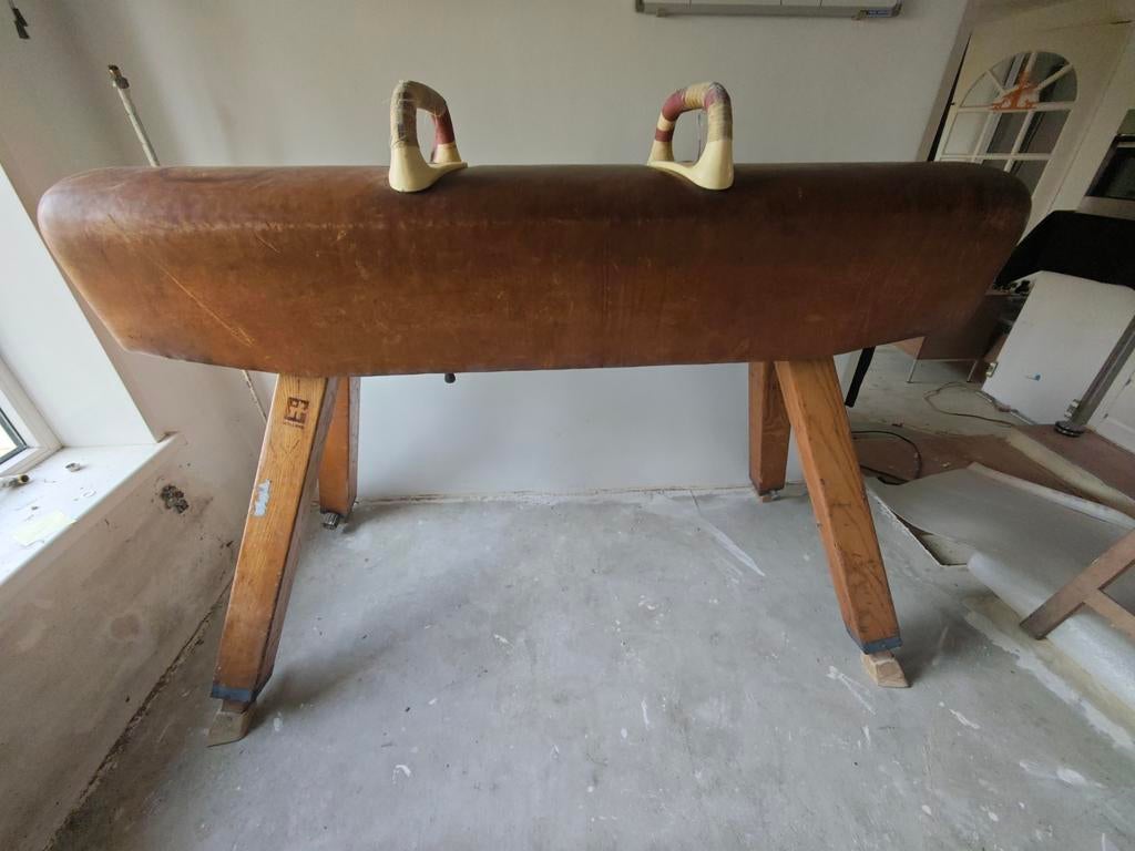 Vintage turnpaard Jansen en Fritsen - Origineel, Ophalen of Verzenden