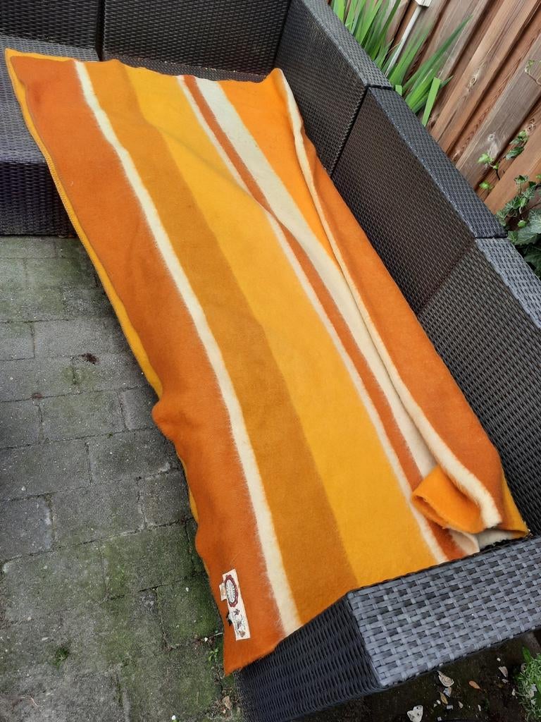 Vintage Zuiver scheerwollen deken 205 x 210 cm, Ophalen