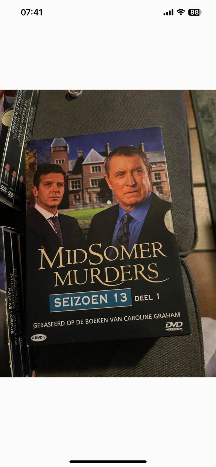 Midsomer Murders Seizoen 13 Deel 1 (4 DVD's), Vanaf 12 jaar, Ophalen of Verzenden, Gebruikt, Detective en Krimi
