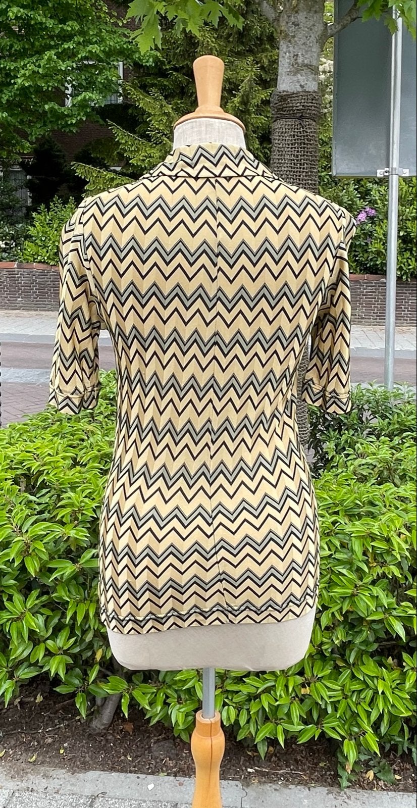 Missoni Stijl Top met Zigzag Patroon - Maat 34/36, Kleding | Dames, Kyuso, Meerkleurig, Ophalen of Verzenden, Zo goed als nieuw