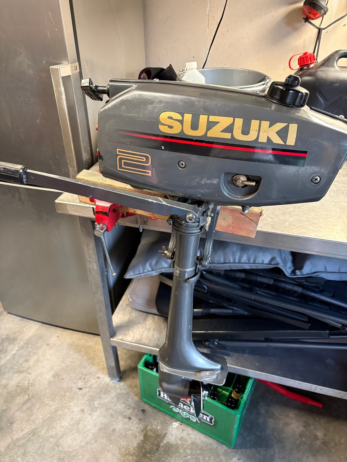 Suzuki 2pk buitenboordmotor - Werkend en nagekeken, Ophalen, Gebruikt, Motor en Techniek