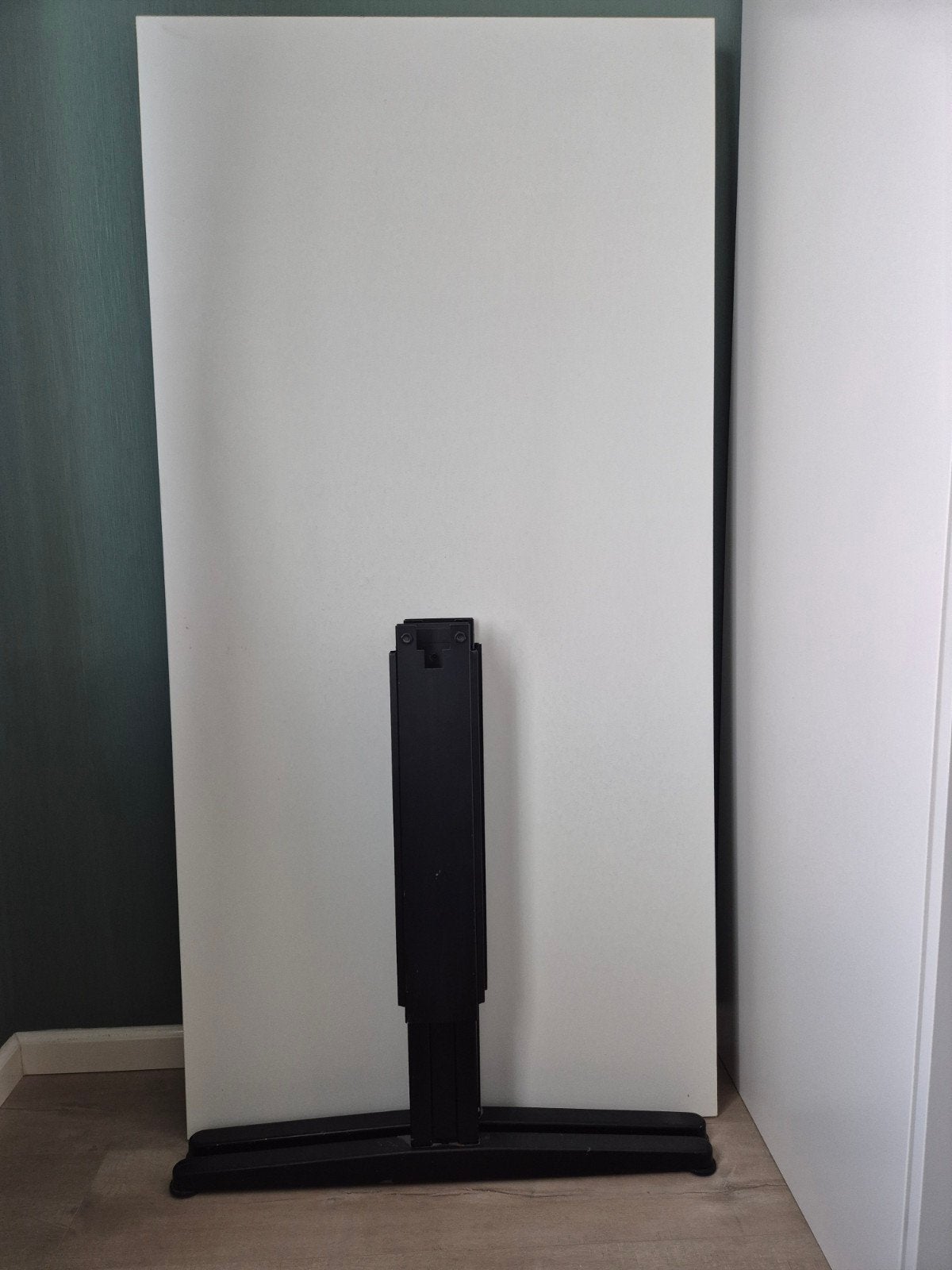 In hoogte verstelbaar bureau 80x160 cm, Ophalen, 160 cm, In hoogte verstelbaar, Zo goed als nieuw
