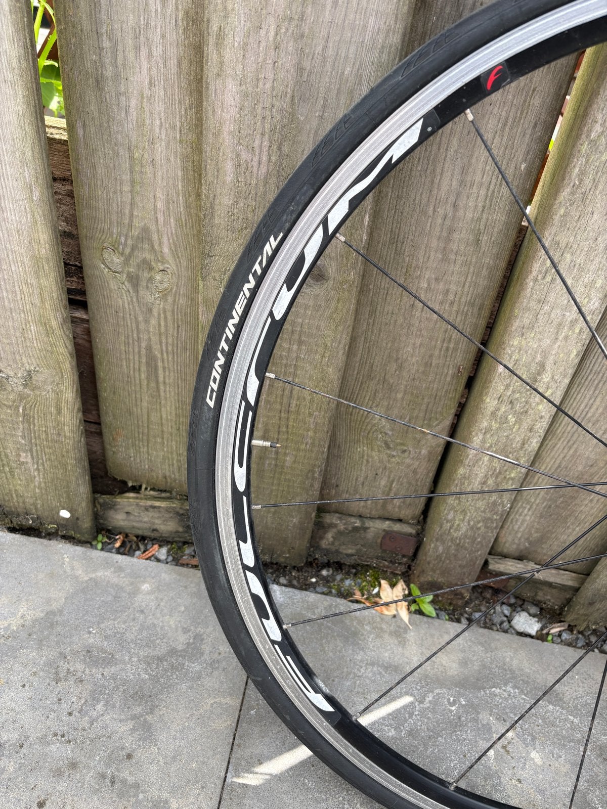 Fulcrum Racing 7 Wiel met Continental Band, Fietsen en Brommers, Fietsonderdelen, Gebruikt, Aluminium, Racefiets, Ophalen