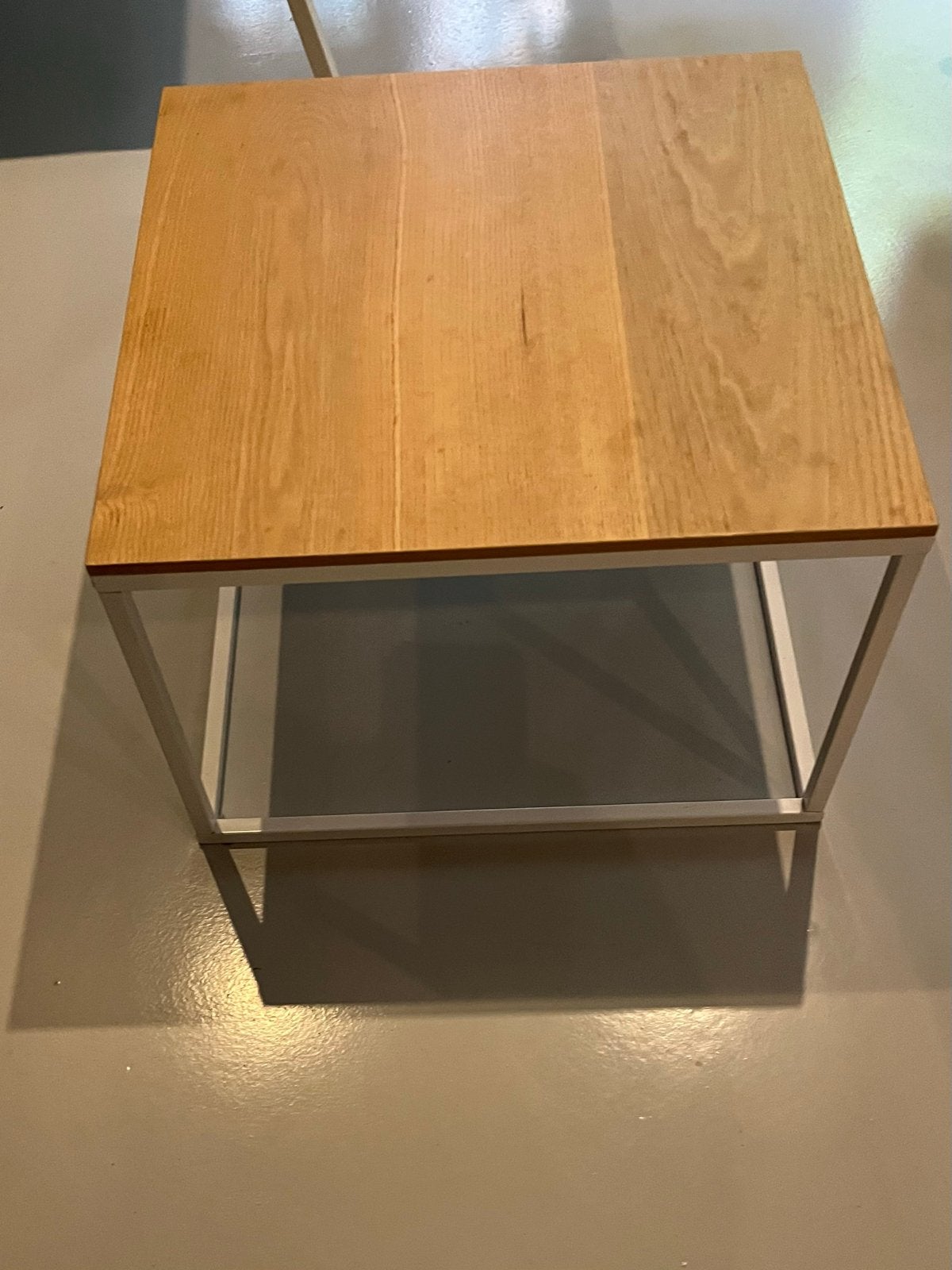 Salontafel met gelakt blad - 50x50x20 cm, Ophalen, Minder dan 50 cm, Gebruikt, 100 tot 150 cm