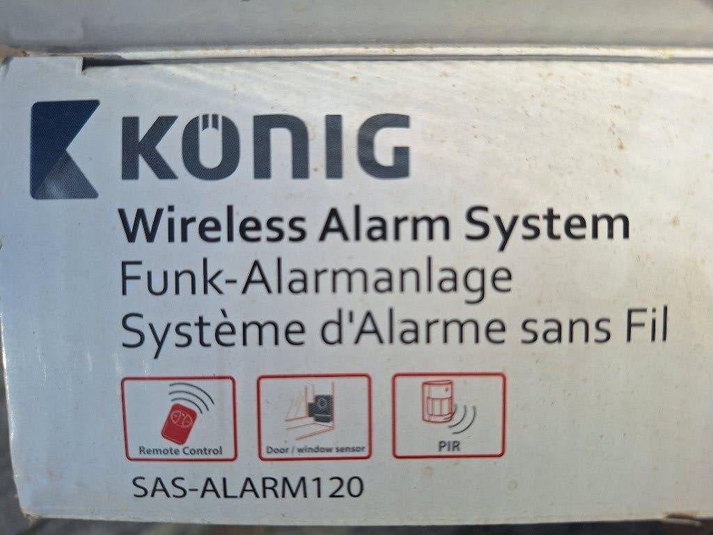 König draadloos alarmsysteem, Beweging, Draadloos, Ophalen of Verzenden, Zo goed als nieuw