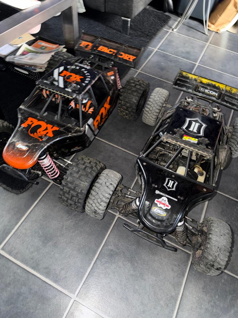 Losi DBXL Benzine & Elektrisch met upgrades en extra banden, Gebruikt, Auto, Groter dan 1:32, Ophalen