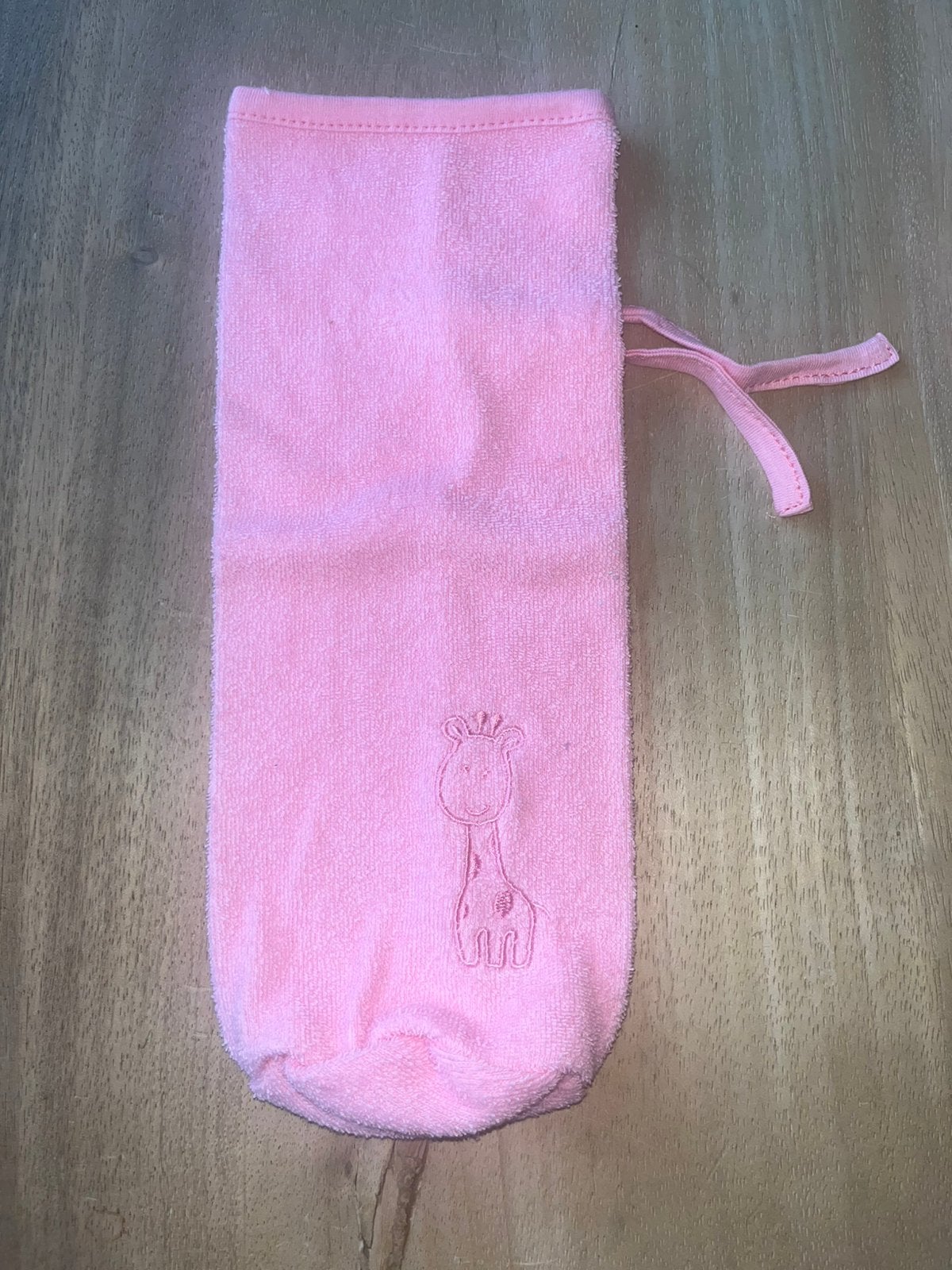 Roze badstof kruikenzak., Meyco, Overige typen, Nieuw, Ophalen of Verzenden