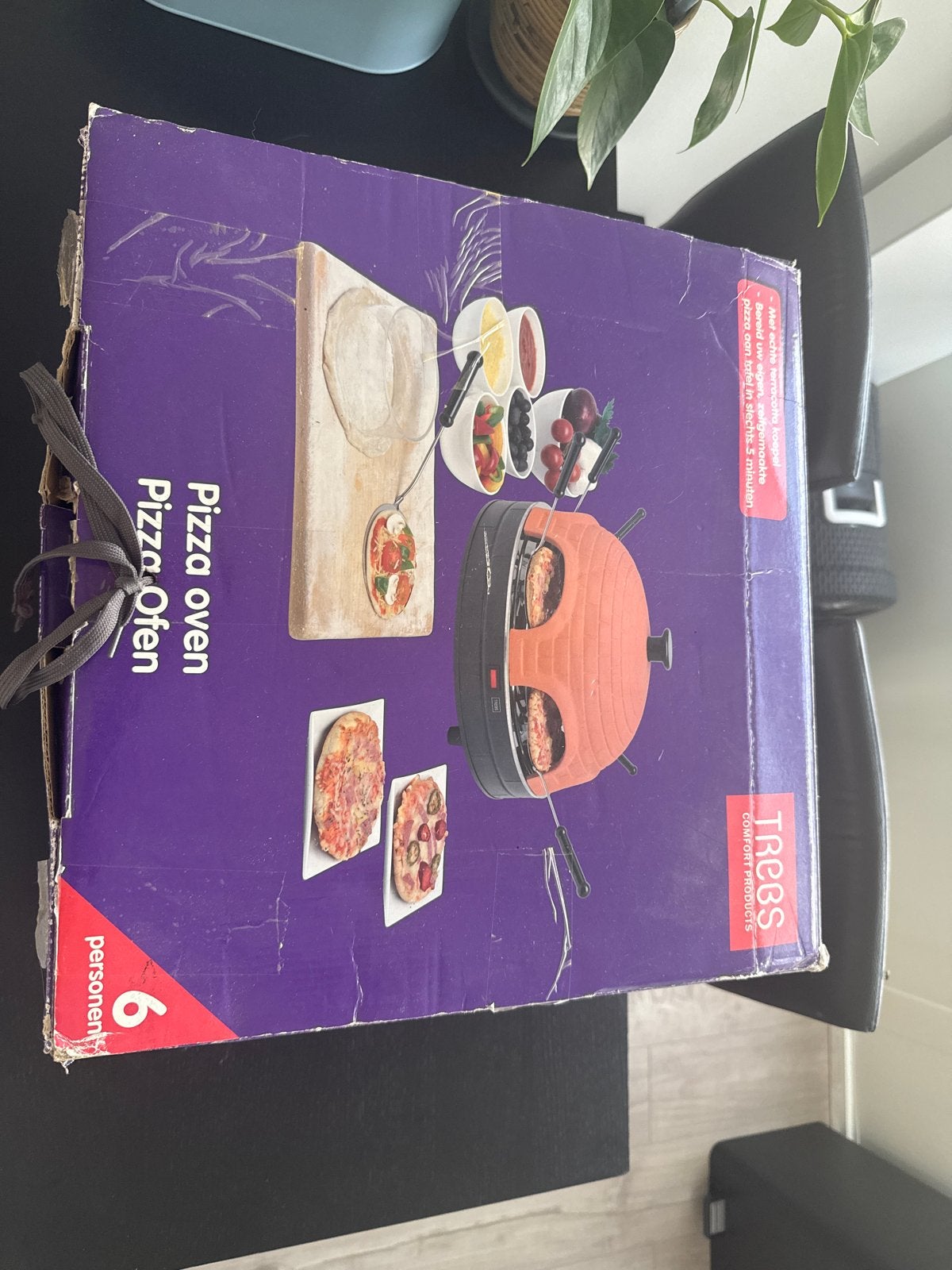 Trebs Pizza Oven voor 6 personen - Zo goed als nieuw, Ophalen, Minder dan 45 cm, Overige merken, Pizzaoven