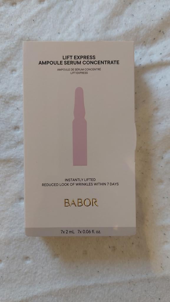 Babor Lift Express Ampoule Serum Concentraat - 7x2ml, Verzenden, Nieuw, Gehele gezicht