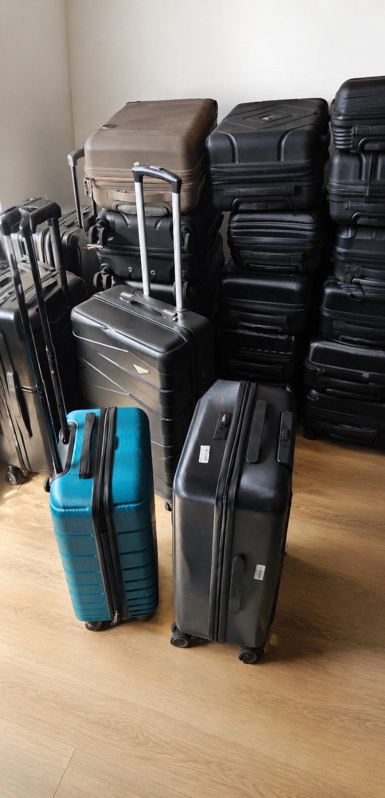 Partij reiskoffers trolleys harde koffers, Ophalen of Verzenden, Hard kunststof
