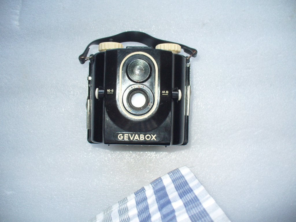 Geva-Box, Ophalen of Verzenden, Zo goed als nieuw, Spiegelreflex, Overige Merken